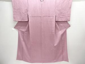 鈴木秋治作　縮緬地一ツ紋極鮫小紋着物